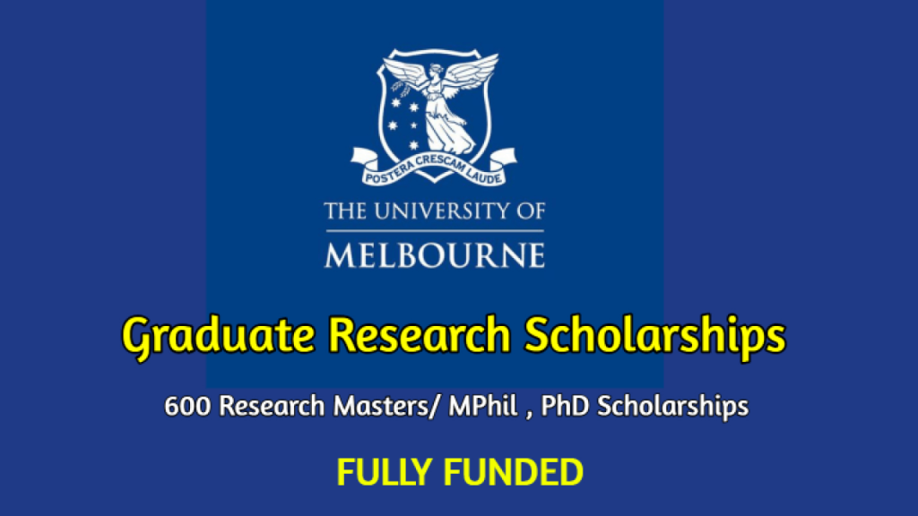 Melbourne Graduate Research Scholarships